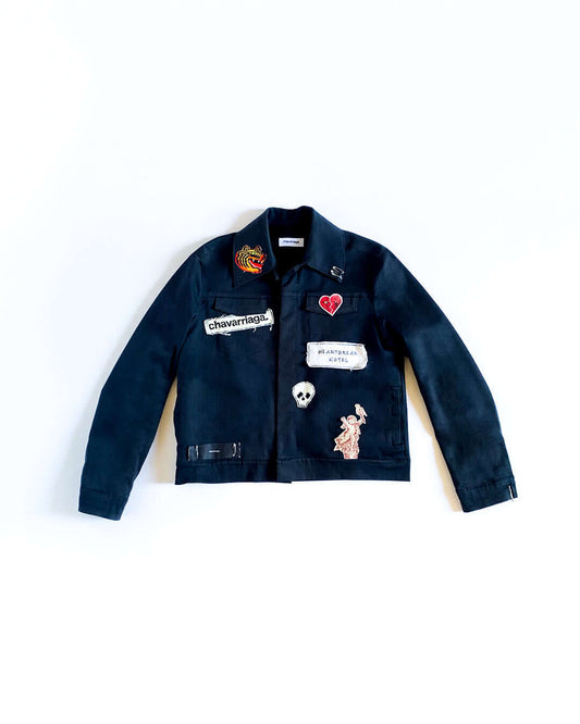 Giacca in twill di cotone